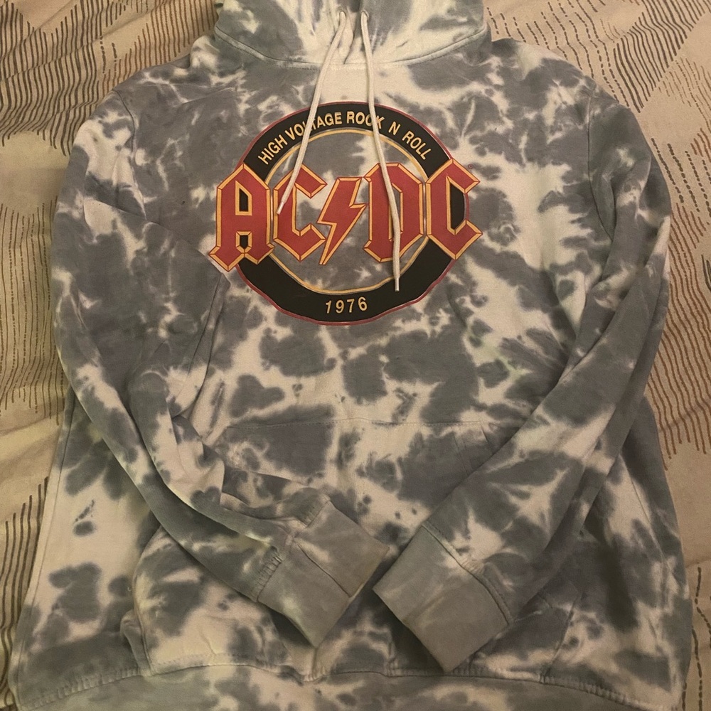 AC/DC acid wash hoodie